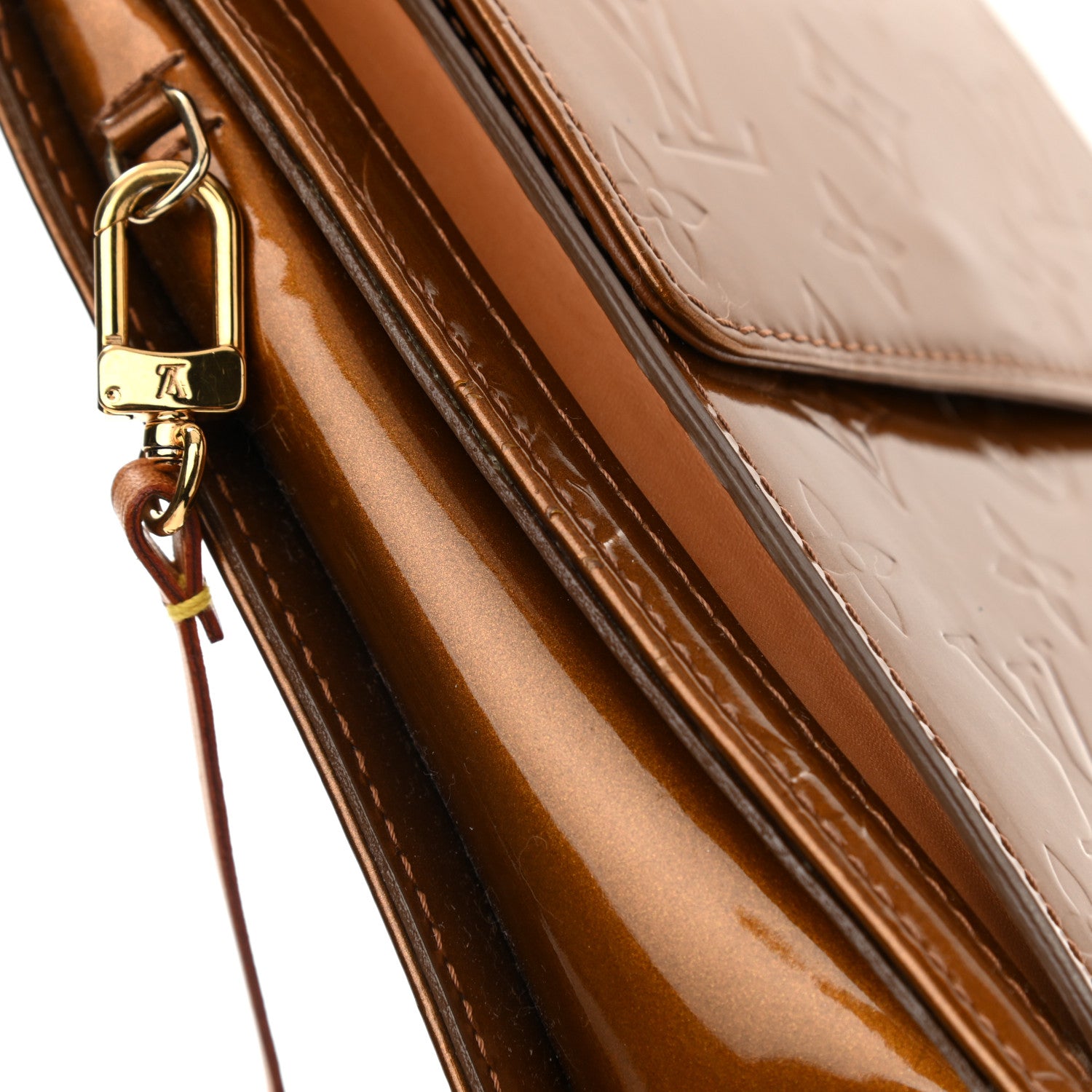 Louis Vuitton Vernis Mott Bronze 11 of 13
