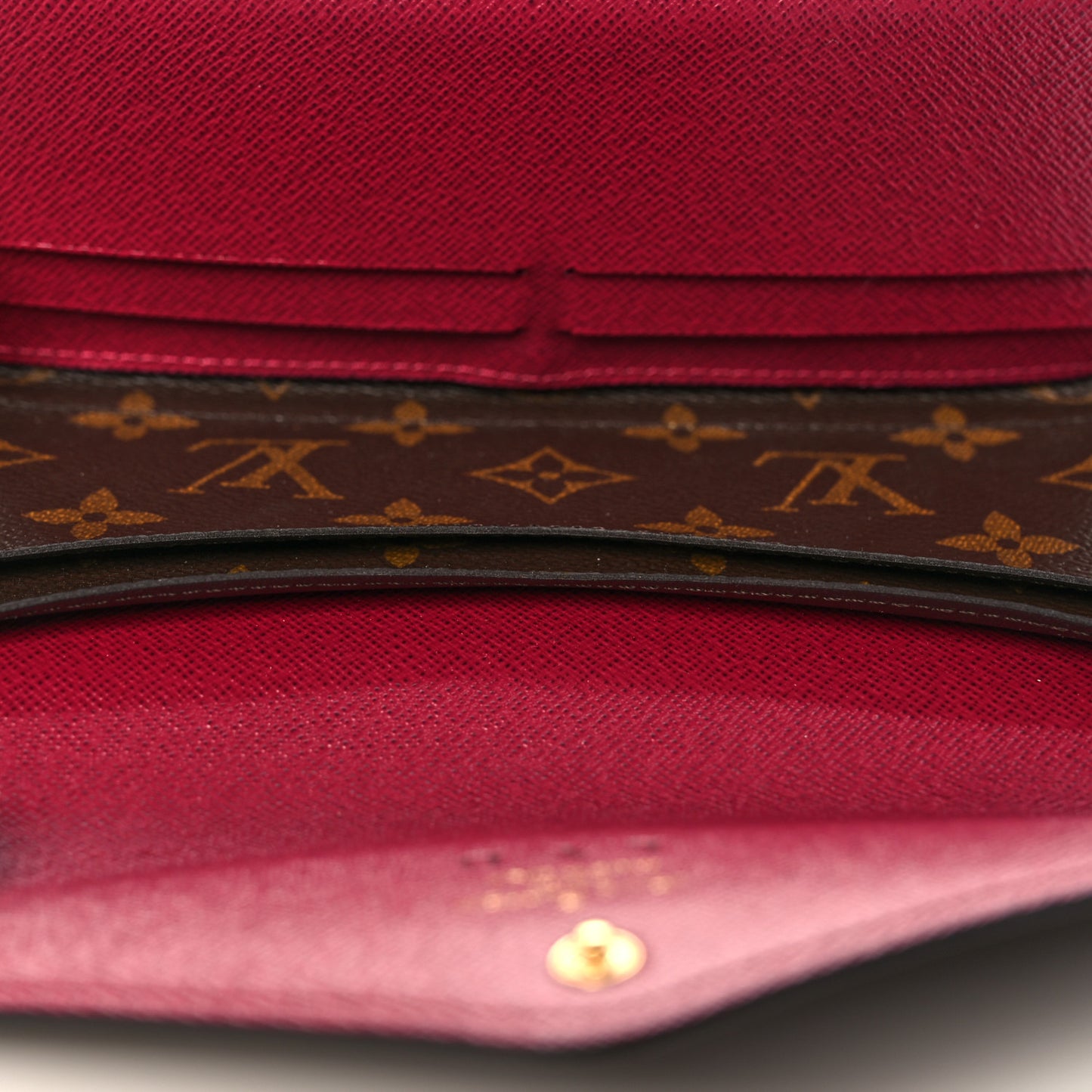 Monogram Josephine Wallet Fuchsia