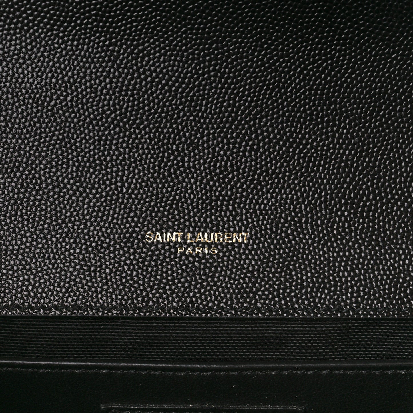 Grain De Poudre Medium Classic Monogram Kate Satchel Black