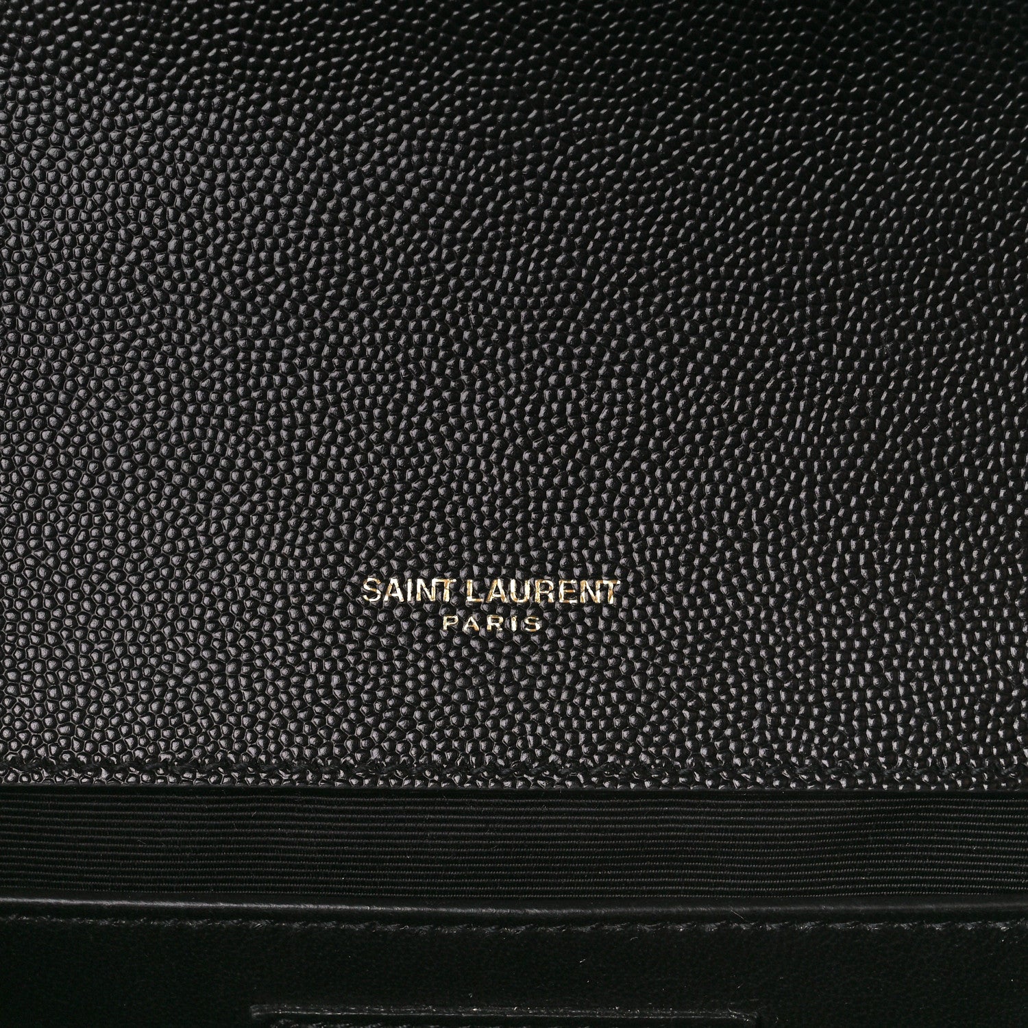 Saint Laurent Grain De Poudre Medium Classic Monogram Kate Satchel Black 6 of 12