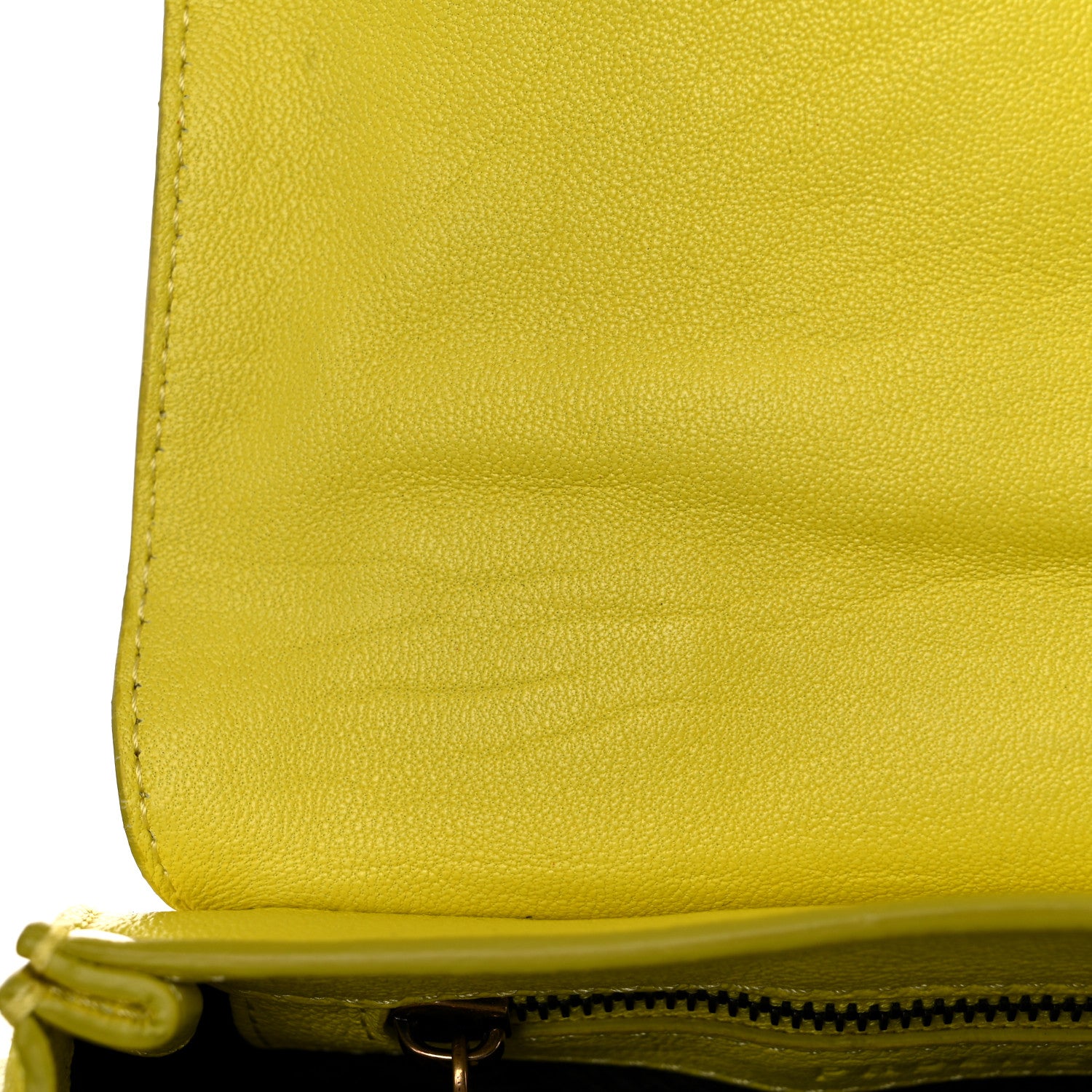 Proenza Schouler Lambskin PS1 Pouch Messenger Lemon 14 of 20