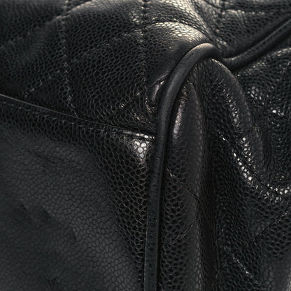 Chanel Caviar Quilted Timeless Accordion Flap Black 10 of 17