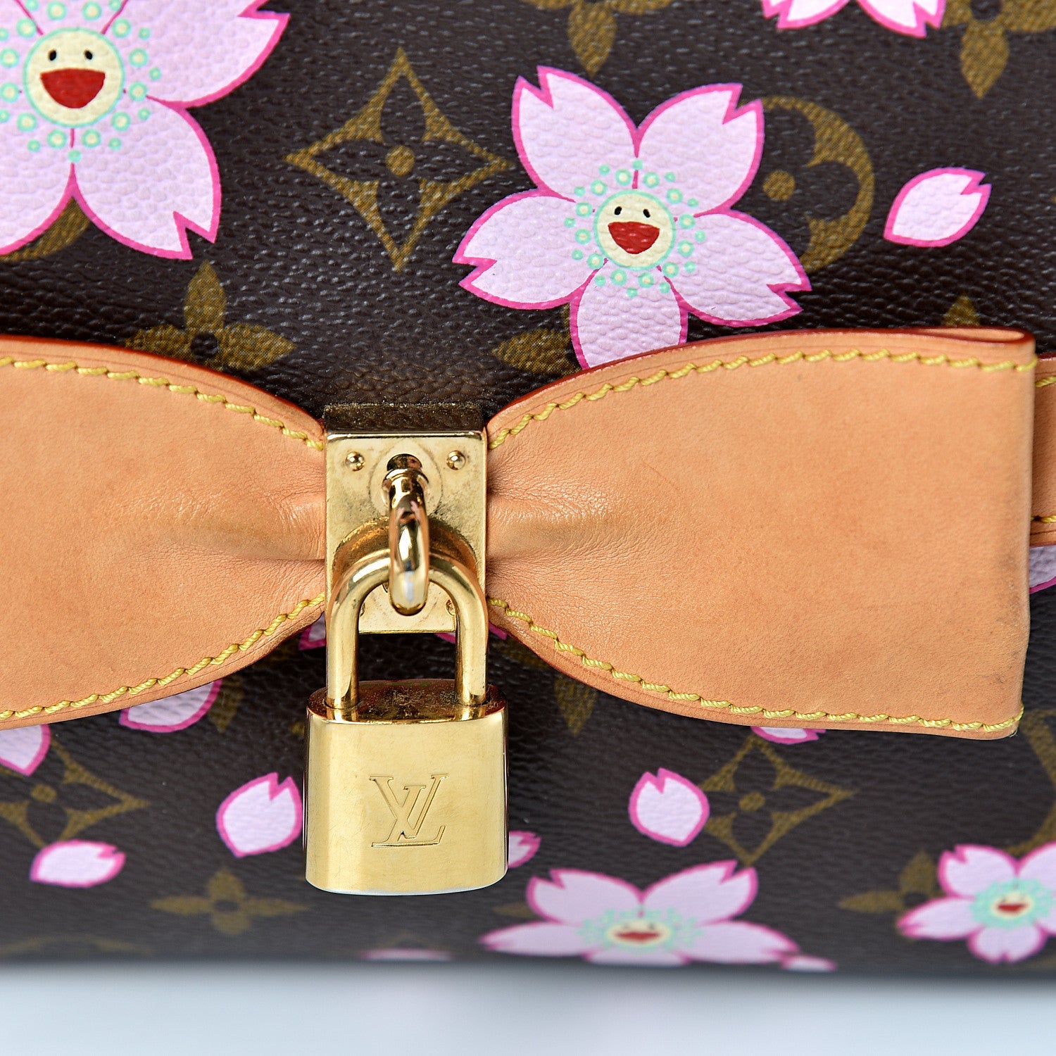 Louis Vuitton Monogram Cherry Blossom Sac Retro Bag Brown 16 of 17