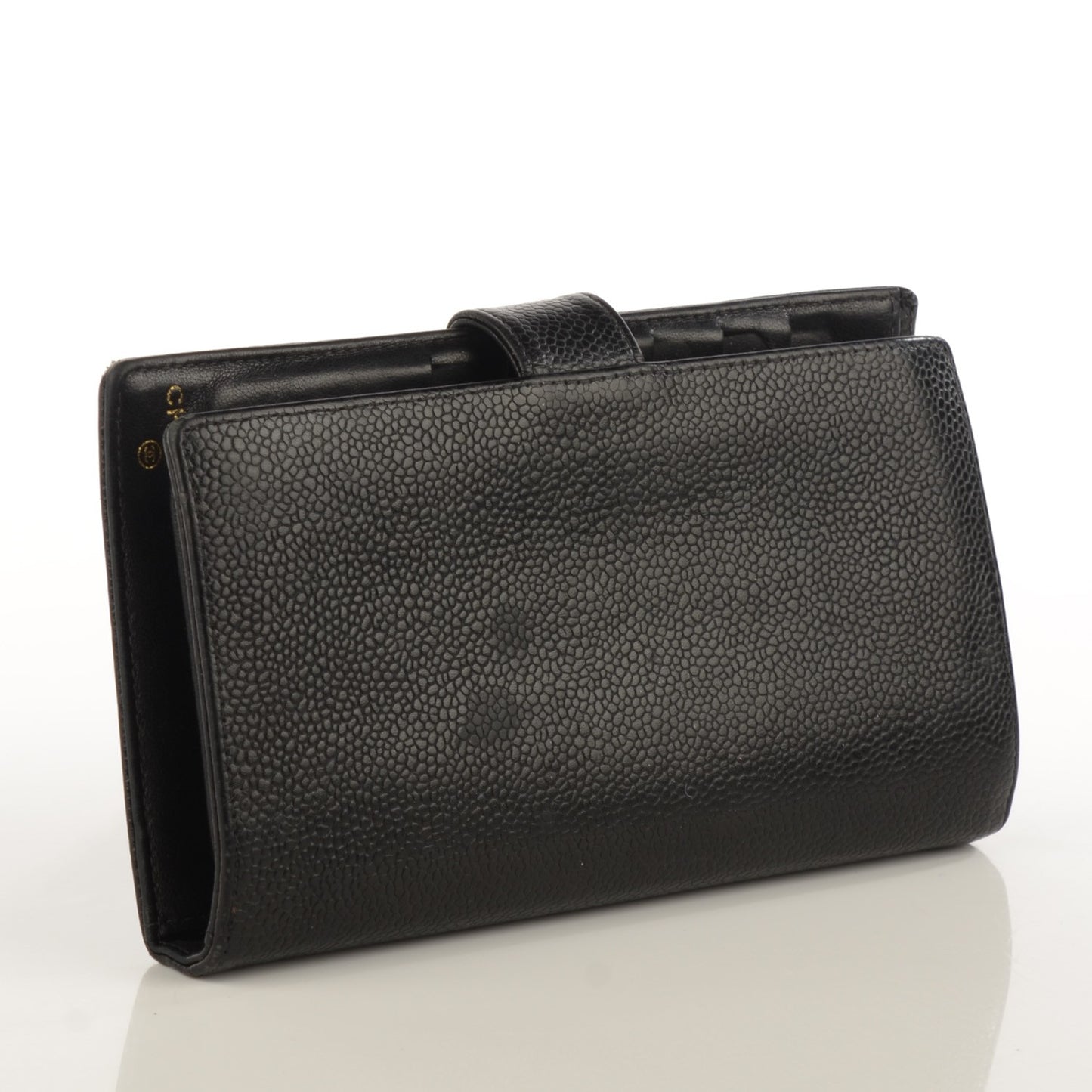 Caviar CC French Wallet Black