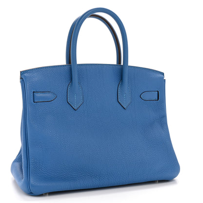 Hermes Togo BIRKIN 30 Mykonos 3 of 14