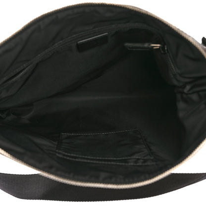 Gucci GG Supreme Monogram Web Messenger Bag Black 4 of 9