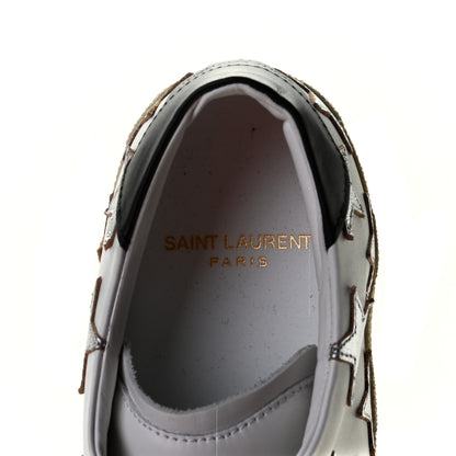Saint Laurent Nappa Star Court Sneakers 36 Off White 4 of 11