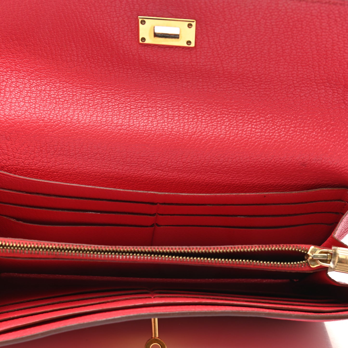 Chevre Mysore Kelly Longue Wallet Bougainvillea
