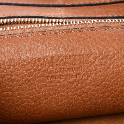 Valentino Garavani Pebbled Calfskin Large Rockstud Flip-Lock Messenger Bag Light Cuir 7 of 9