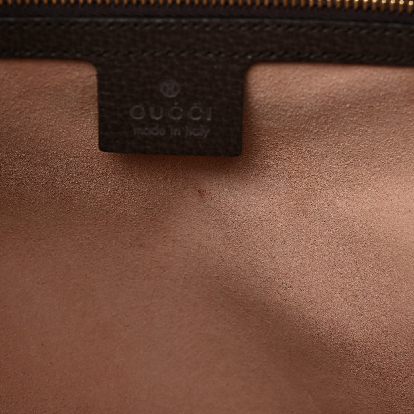 GG Supreme Monogram Web Medium Ophidia Tote Bag Brown