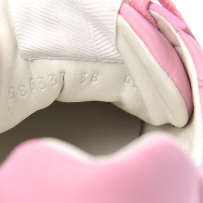 Gucci Calfskin Mystic Cat Rhyton Sneakers 38 Sugar Pink 9 of 9