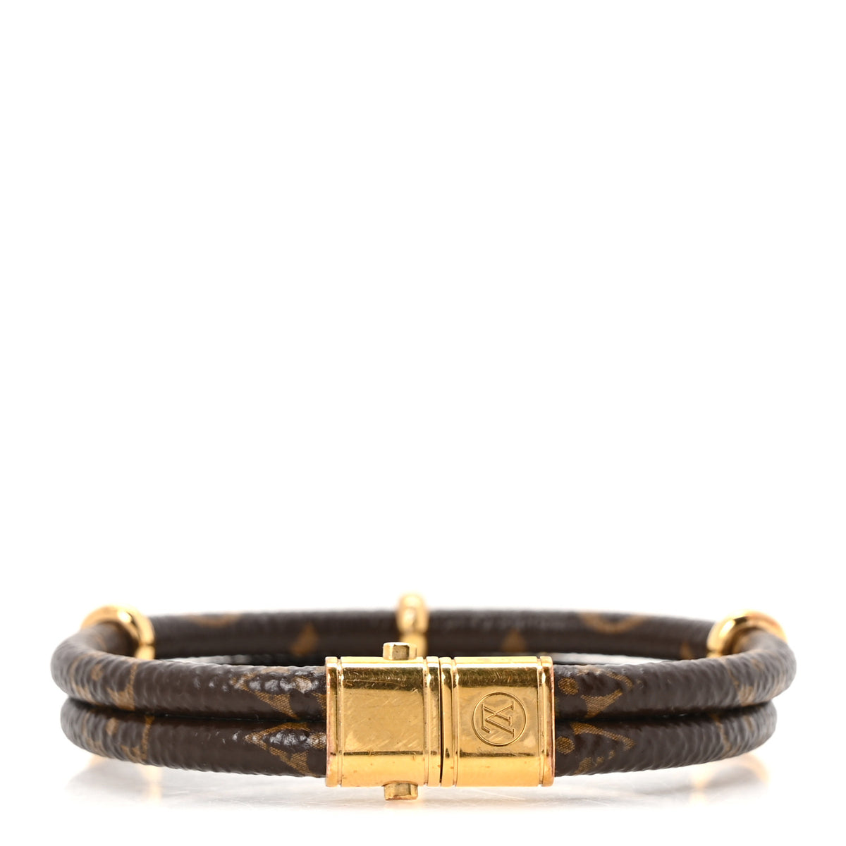 Louis Vuitton Monogram Keep it Twice Bracelet 17 3 of 5
