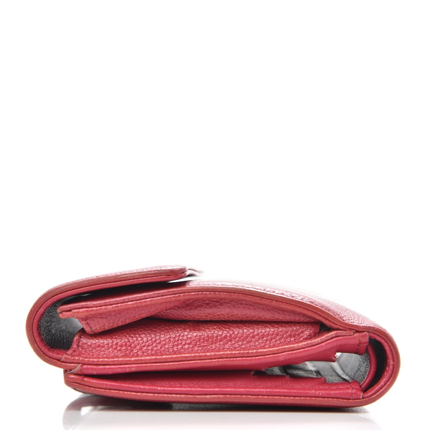 Chanel Caviar Sevruga Compact Wallet Fuchsia 12 of 14