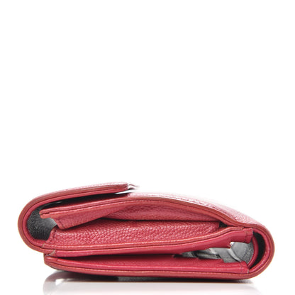 Chanel Caviar Sevruga Compact Wallet Fuchsia 12 of 14