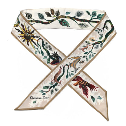 Christian Dior Silk Mitzah Scarf Multicolor 1 of 3