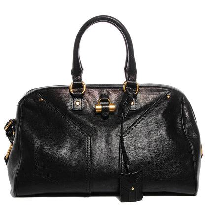 Saint Laurent Leather Large Muse Bowler Black 1 of 7