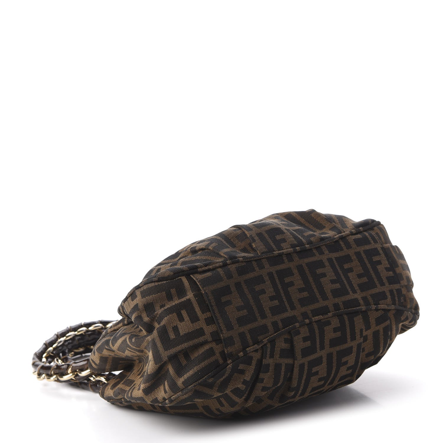 Fendi Zucca Small Mia Tote Tobacco 4 of 10