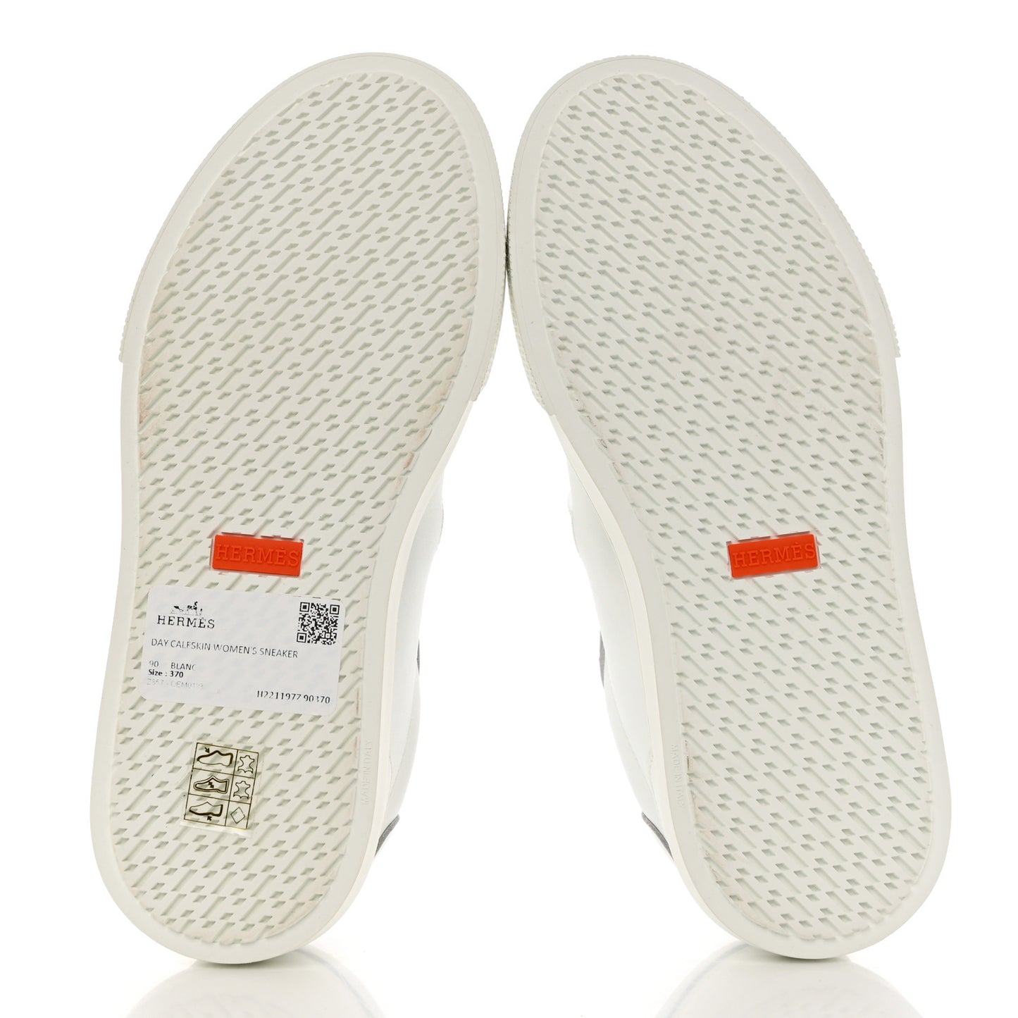 Calfskin Day Sneakers 37 White