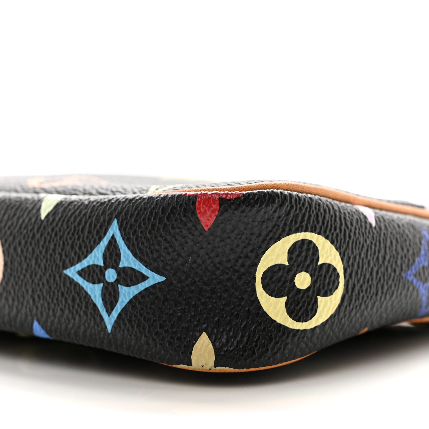 Monogram Multicolor Pochette Accessories Black