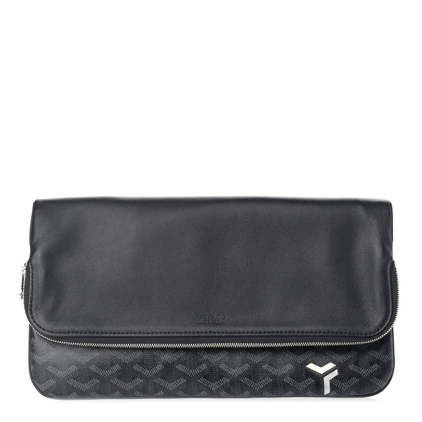 Goyardine Sainte Marie Soft Clutch Black