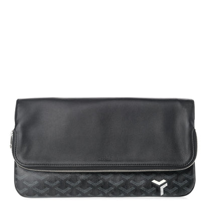 Goyard Goyardine Sainte Marie Soft Clutch Black 1 of 8