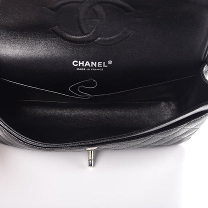 Chanel Caviar Quilted Medium Double Flap Black 6 of 10