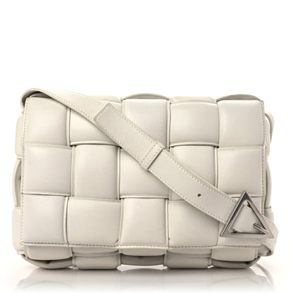 Bottega Veneta Nappa Maxi Intreccio Padded Cassette Crossbody Bag Chalk 1 of 21