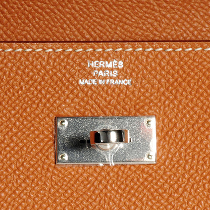 Hermes Epsom Kelly Longue Wallet Gold 7 of 9