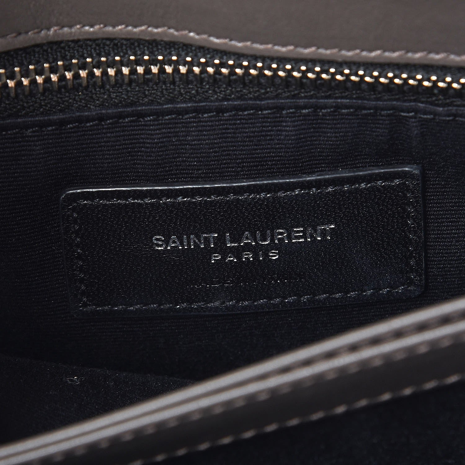 Saint Laurent Calfskin Y Quilted Monogram Toy Loulou Crossbody Bag Earth 6 of 7
