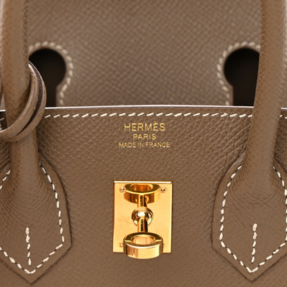 Hermes Epsom Birkin Sellier 25 Etoupe 6 of 18