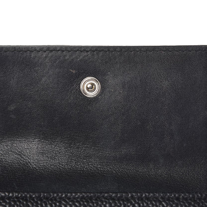 Chanel Caviar Timeless CC Compact French Wallet Black 7 of 14