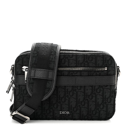 Christian Dior HOMME Oblique Safari Messenger Black 1 of 9