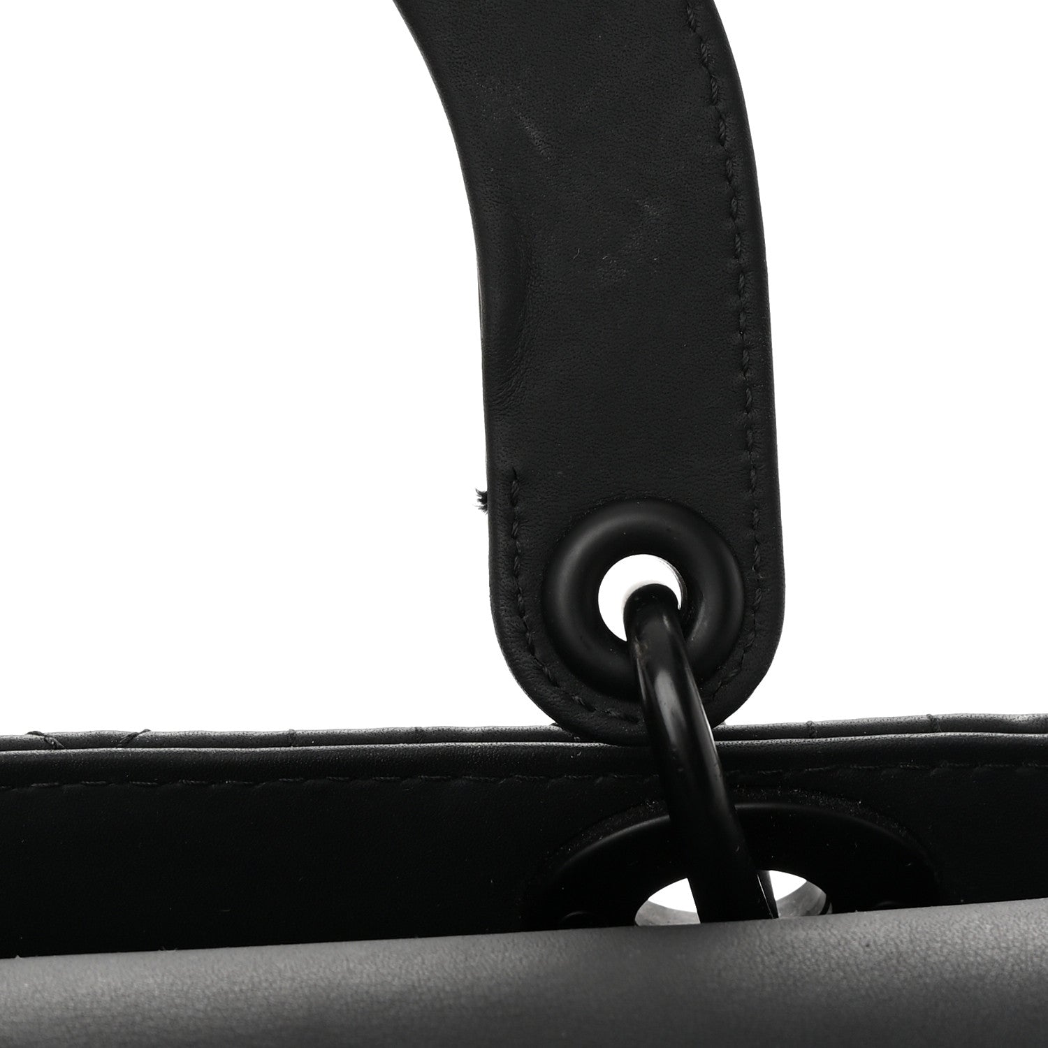 Christian Dior Ultra Matte Calfskin Cannage Small My ABCDior Lady Dior Black 16 of 17