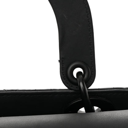 Christian Dior Ultra Matte Calfskin Cannage Small My ABCDior Lady Dior Black 16 of 17
