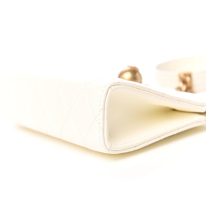 Chanel Lambskin Quilted Evening By The Sea Clutch White 8 of 10