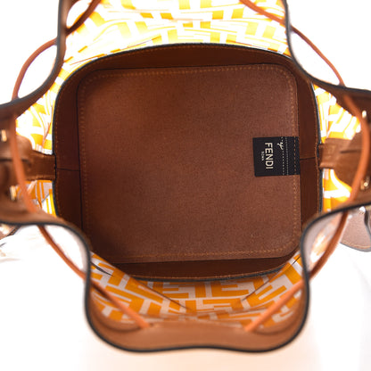 Fendi TPU FF Vitello Aura F is Fendi Grande Mon Tresor Bucket Bag Aranciata Cuoio 7 of 9