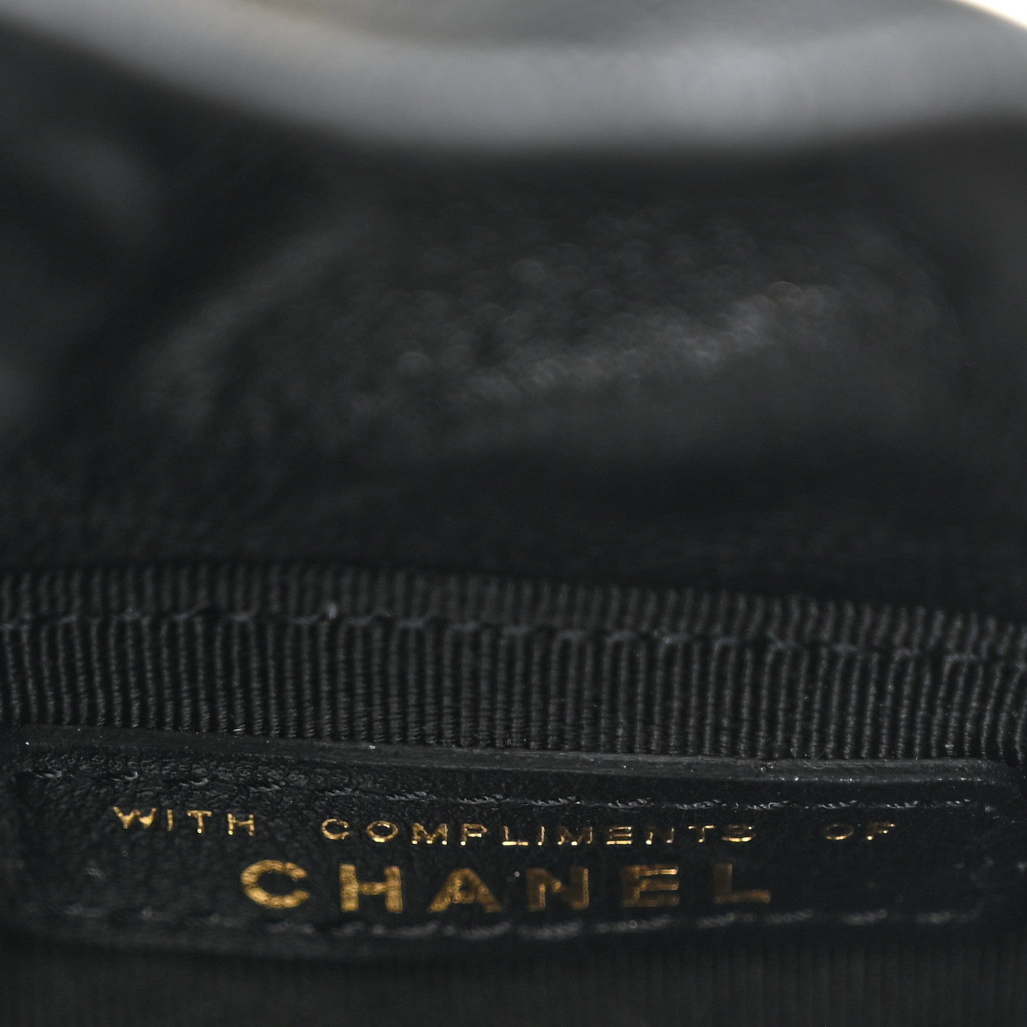 Chanel Calfskin Quilted Mini Drawstring Bucket Bag Black 6 of 8
