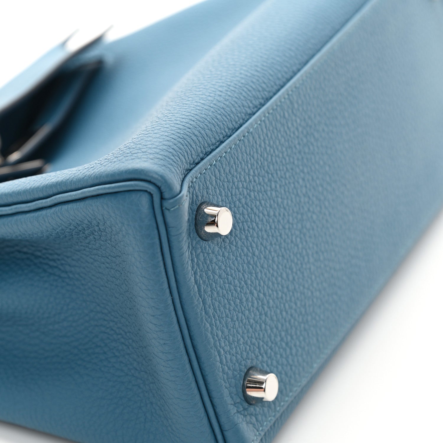 Hermes Togo Kelly Retourne 25 Azur 6 of 36