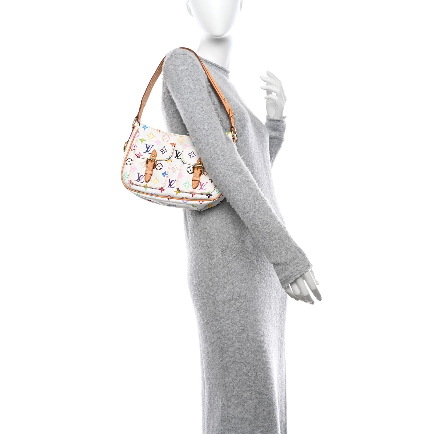 Louis Vuitton Monogram Multicolor Lodge PM White 2 of 9