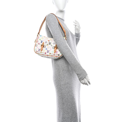 Louis Vuitton Monogram Multicolor Lodge PM White 2 of 9