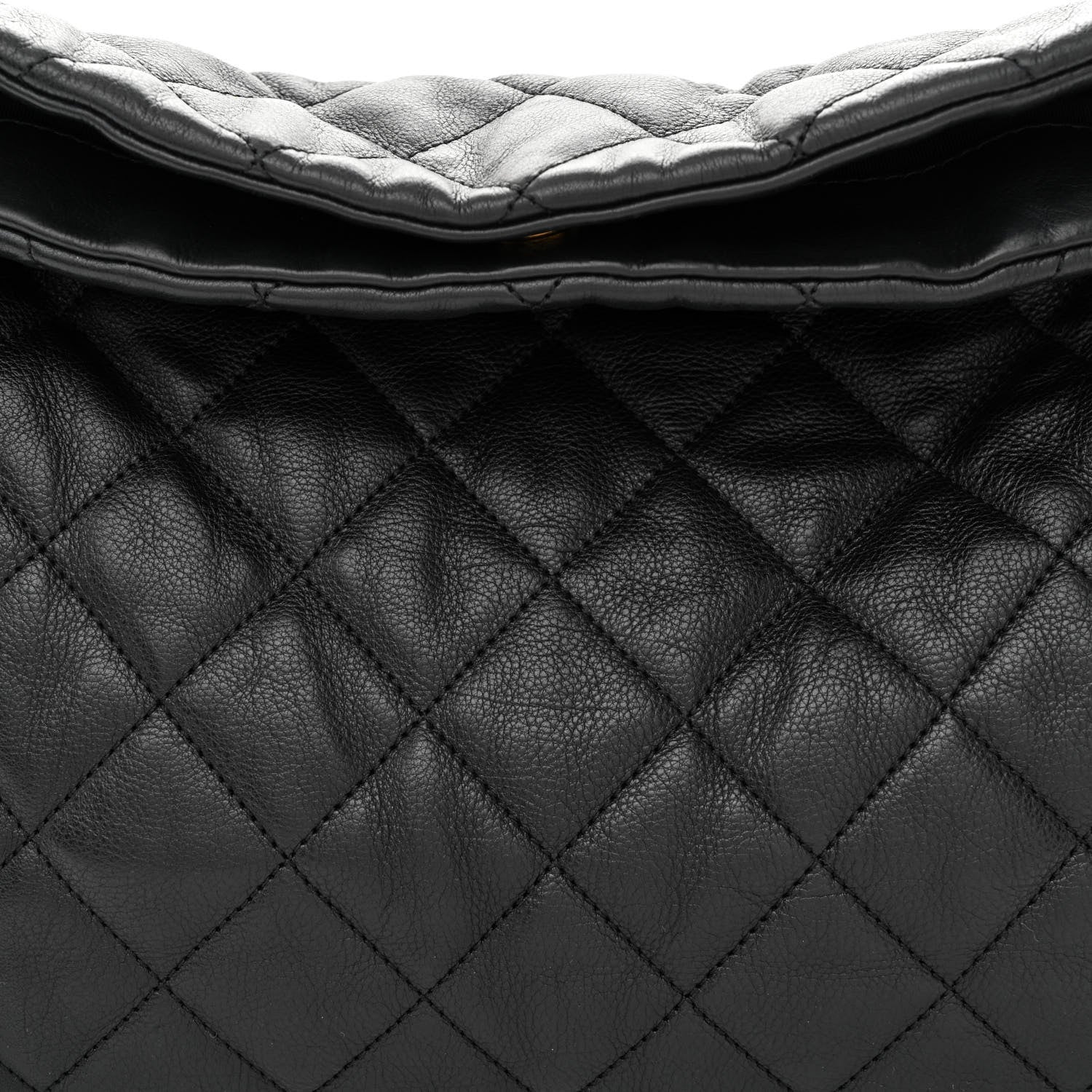 Chanel Calfskin Quilted Medium Chain Me Hobo Black 8 of 11