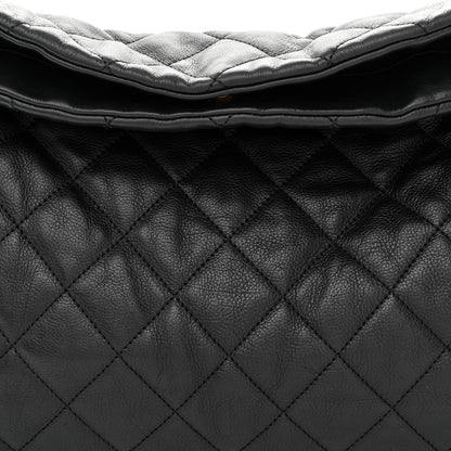 Chanel Calfskin Quilted Medium Chain Me Hobo Black 8 of 11