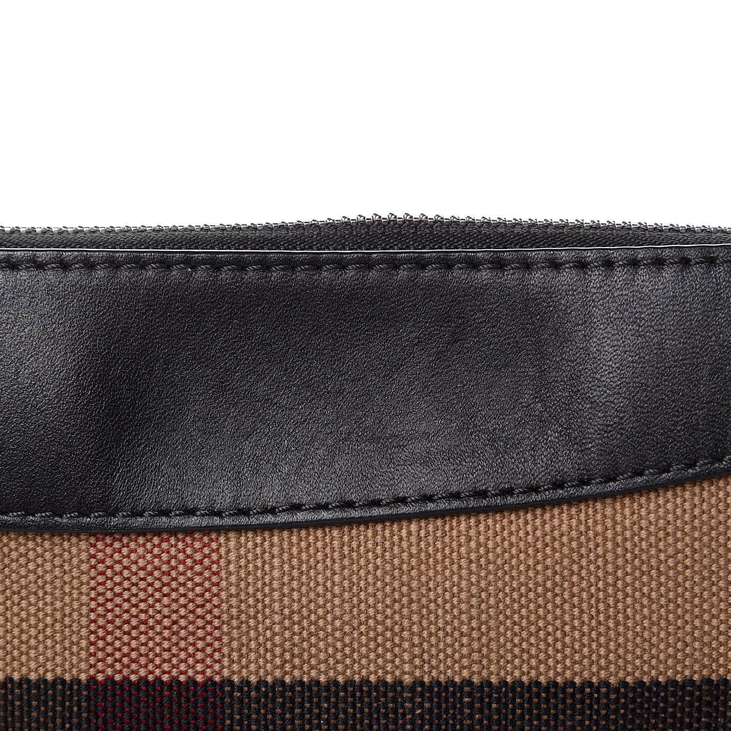 Burberry Mega Check Peyton Crossbody Clutch Bag Black 10 of 14