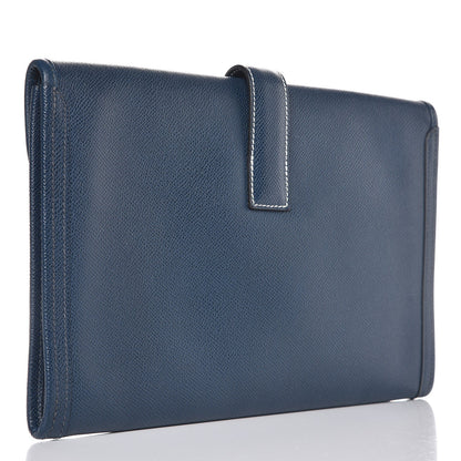 Hermes Epsom Jige PM Clutch Bleu 3 of 8