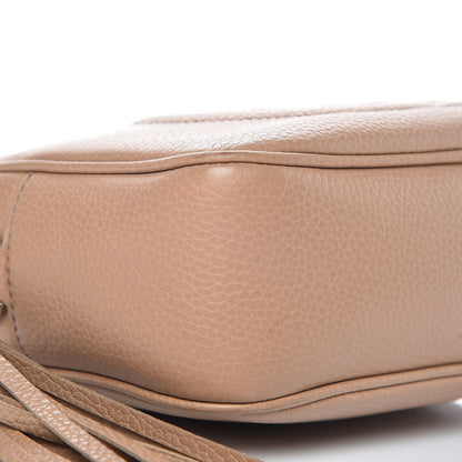 Gucci Pebbled Calfskin Small Soho Disco Bag Camelia 8 of 17