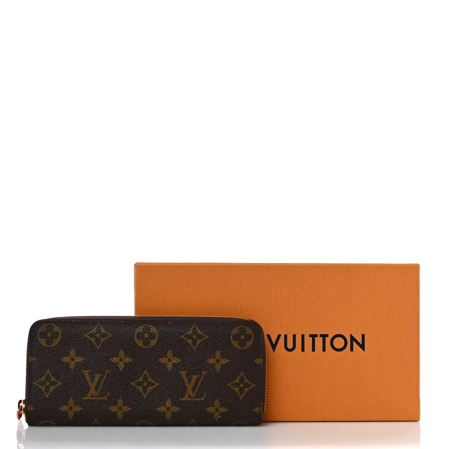 Monogram Clemence Wallet Fuchsia