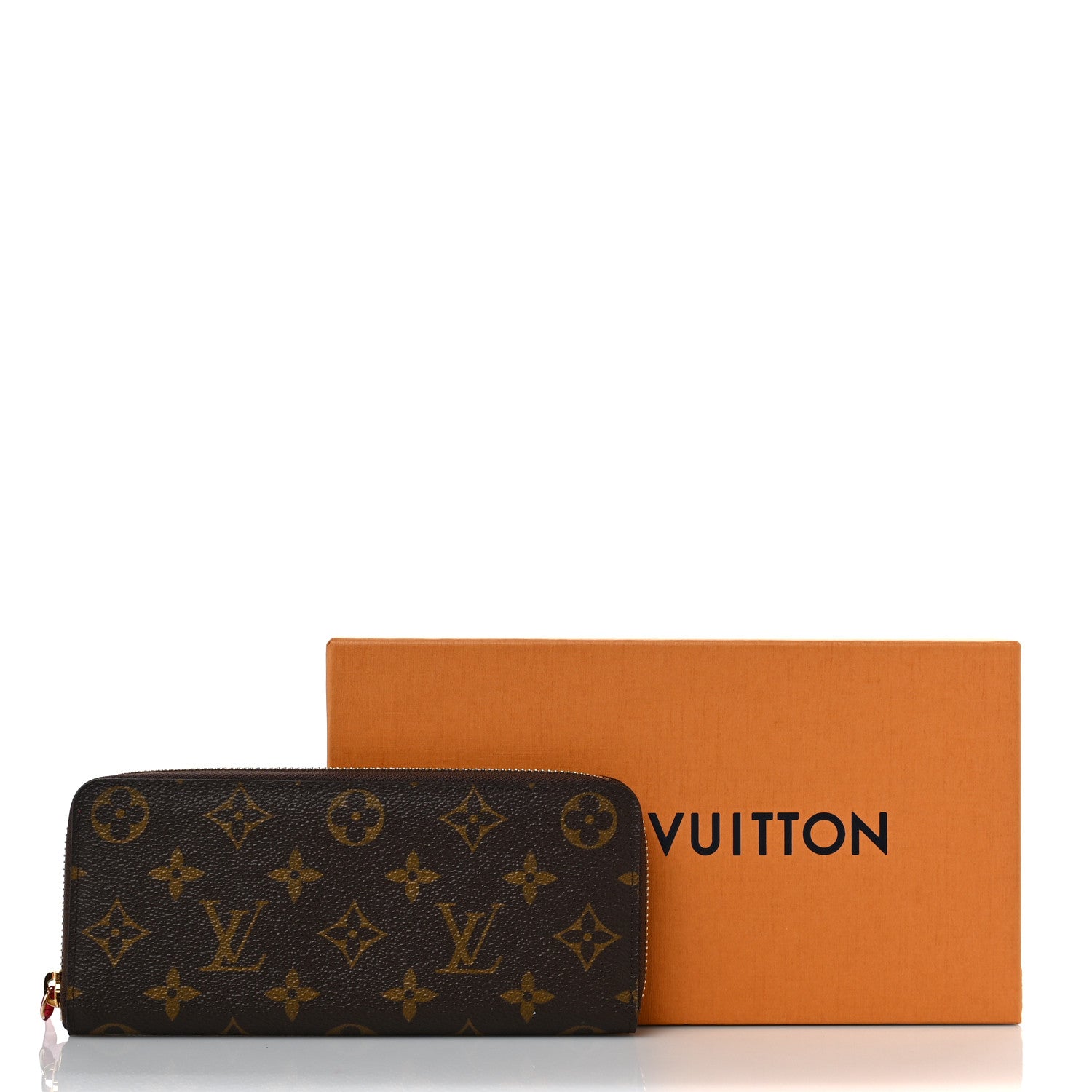 Louis Vuitton Monogram Clemence Wallet Fuchsia 9 of 9