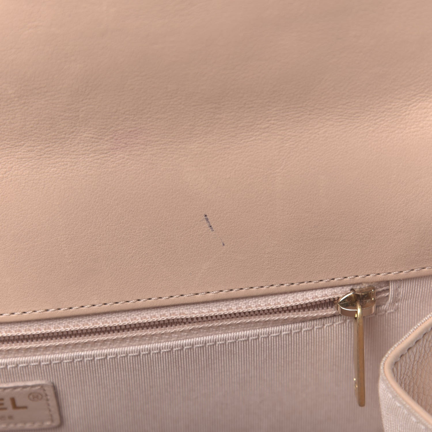 Chanel Lambskin Quilted Flap Beige 11 of 12