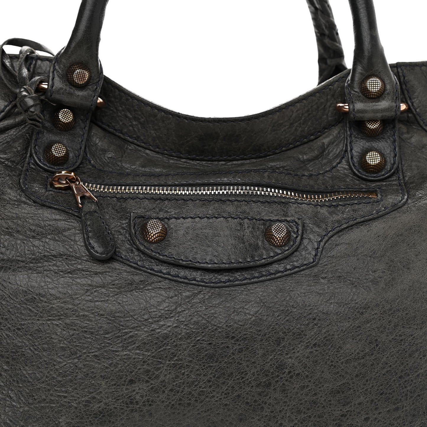 Agneau Giant 12 Rose Gold Hardware Velo Anthracite