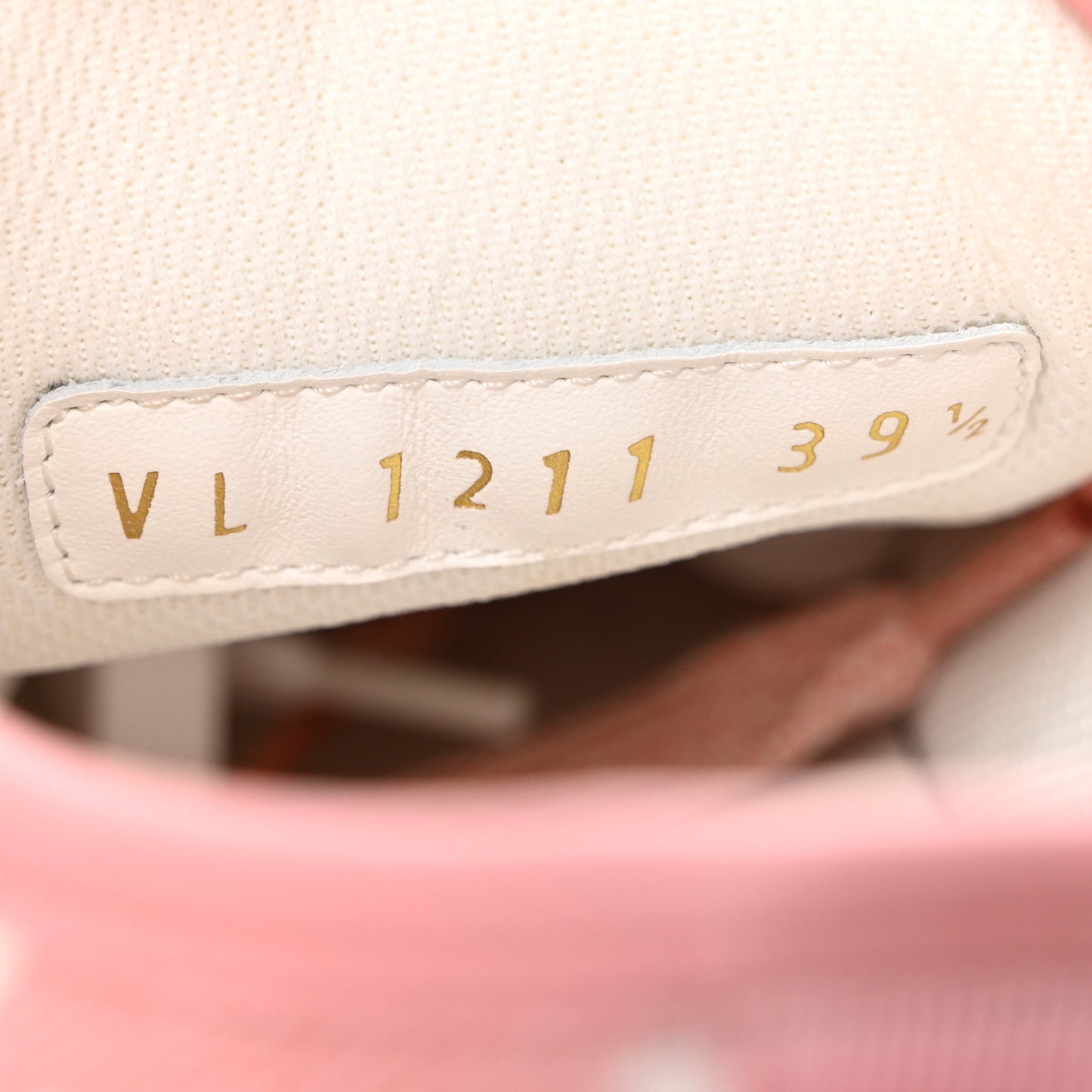Denim Monogram Squad Sneakers 39.5 Pink